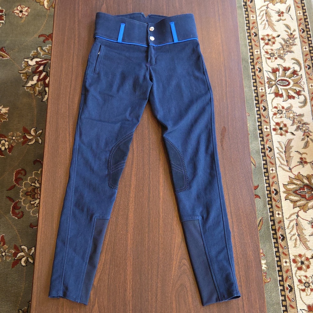 Horze Knee Patch Breeches Youth Size XL